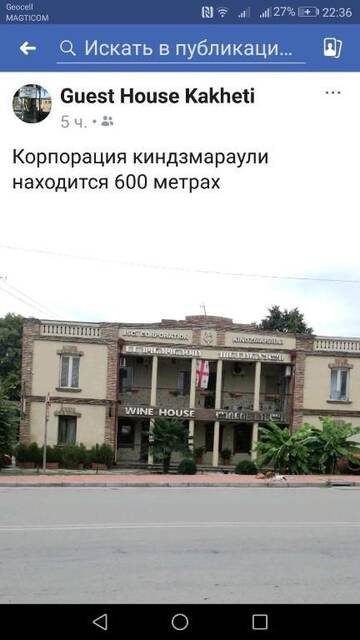 Фото номера Двухместный номер с 1 кроватью и собственной ванной комнатой Мини-отель Guest House Kakheti г. Кварели 21